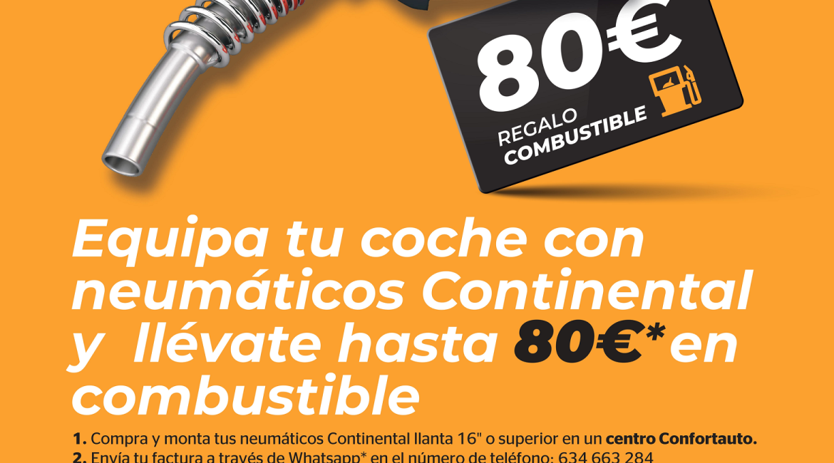 80€ en cheque regalo carburante