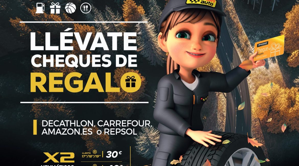 80€ EN CHEQUES REGALO
