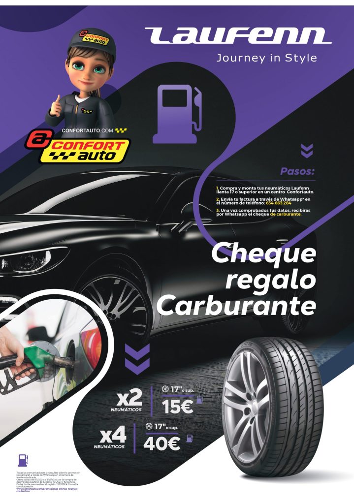 LAUFENN REGALA HASTA 40€ EN CARBURANTE