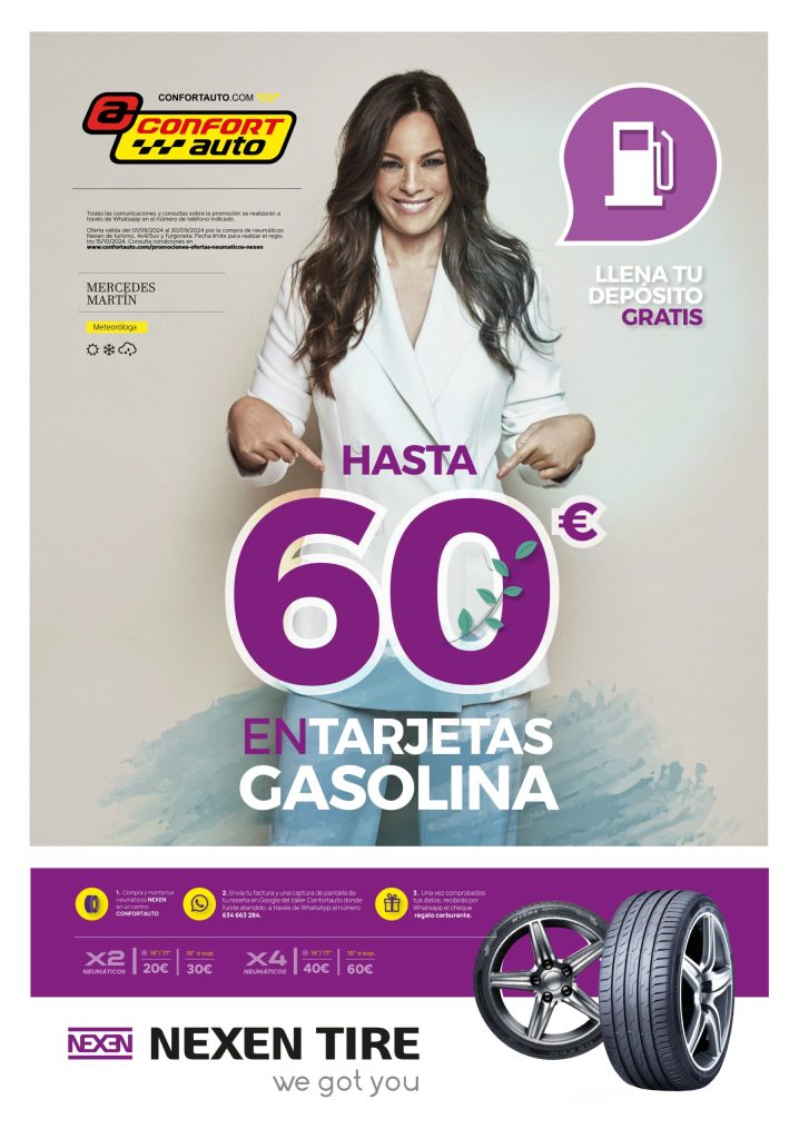 CON NEXEN HASTA 60€ EN CHEQUE REGALO CARBURANTE