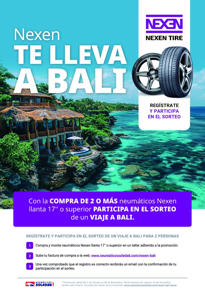 NEXEN TE LLEVA A BALI