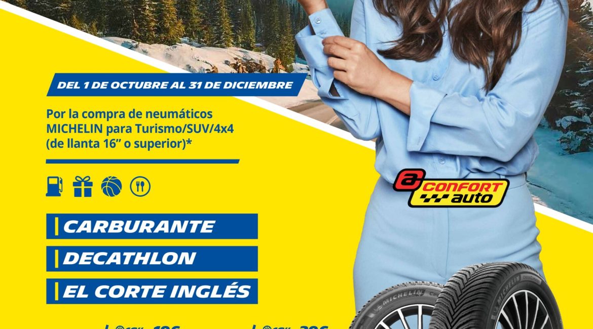 HASTA 80€ EN CHEQUE REGALO CARBURANTE CON MICHELIN