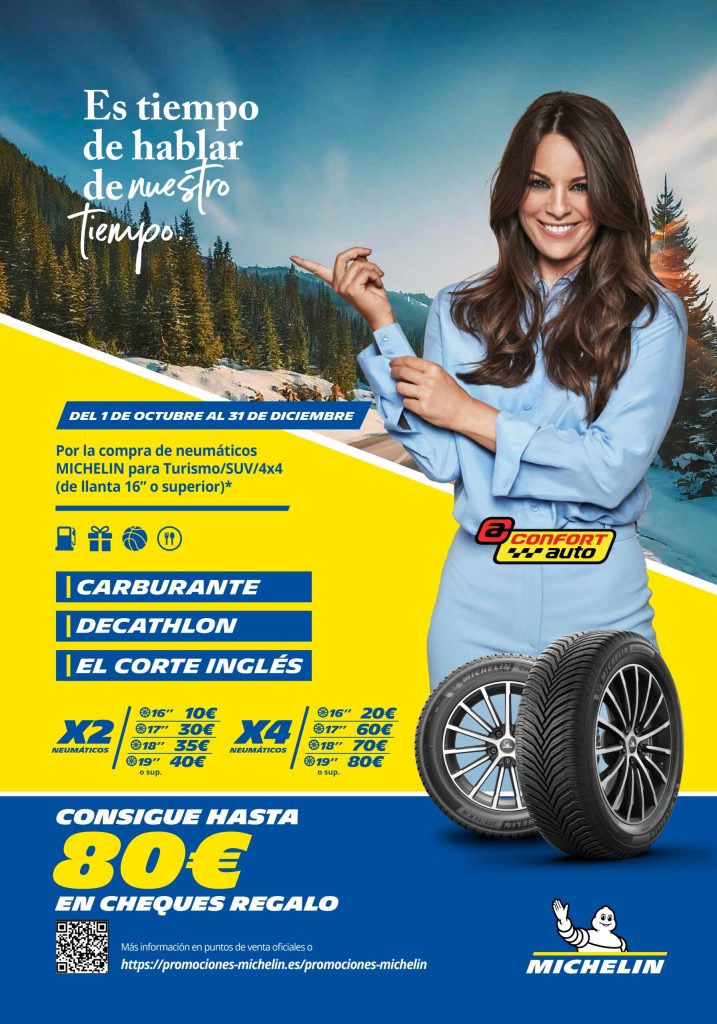 HASTA 80€ EN CHEQUE REGALO CARBURANTE CON MICHELIN