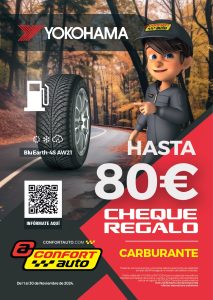 HASTA 80€ EN CHEQUES CARBURANTE