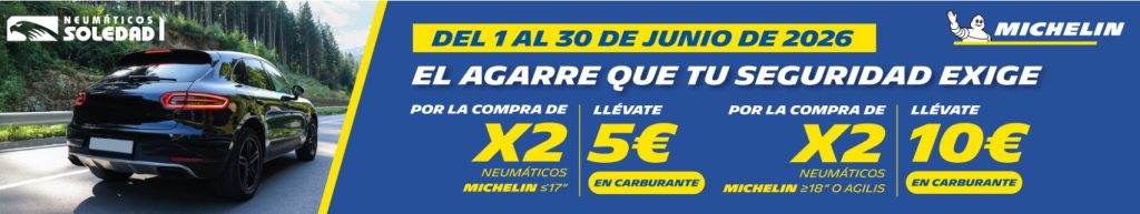 ¡Promoción Michelin en Neumáticos! Combustible de regalo